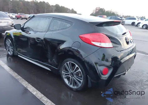 2016 Hyundai Veloster Turbo from USA, damaged, VIN KMHTC6AE9GU258145